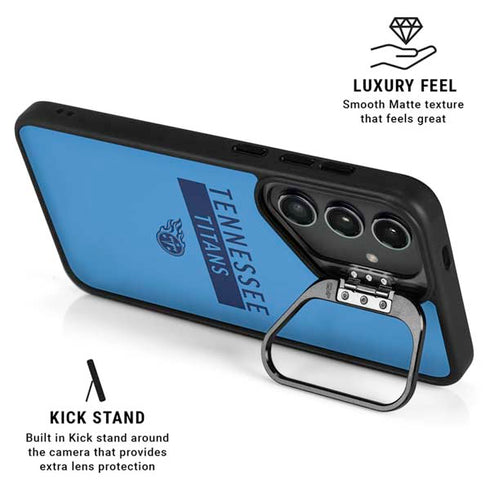 NFL Tennessee Titans Blue Performance Series Galaxy S24 FE Kickstand Case